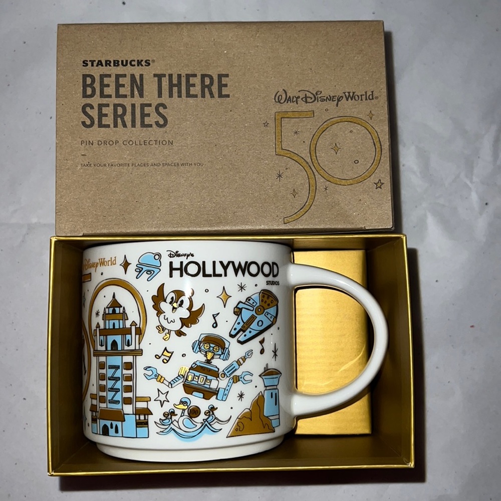 Disney Starbucks Hollywood Studios Been There Mug 50th Anniversary